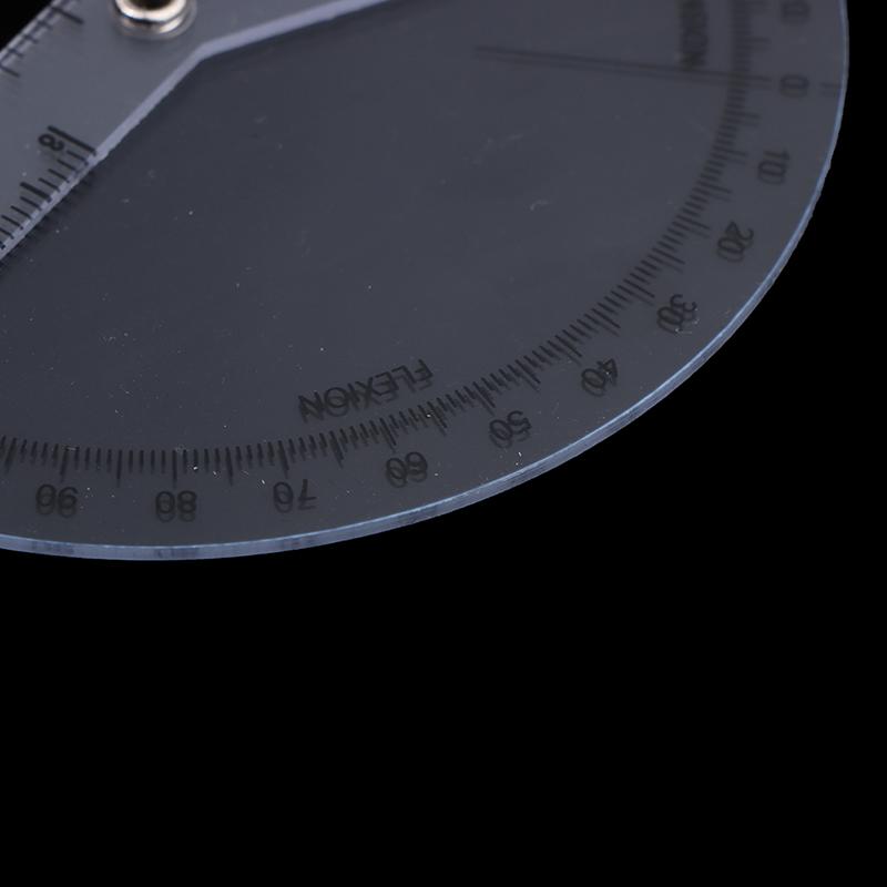 Медицинский палец-гониометр Пластиковый транспортир 180 градусов Угловая линейка Пальцевая линейка