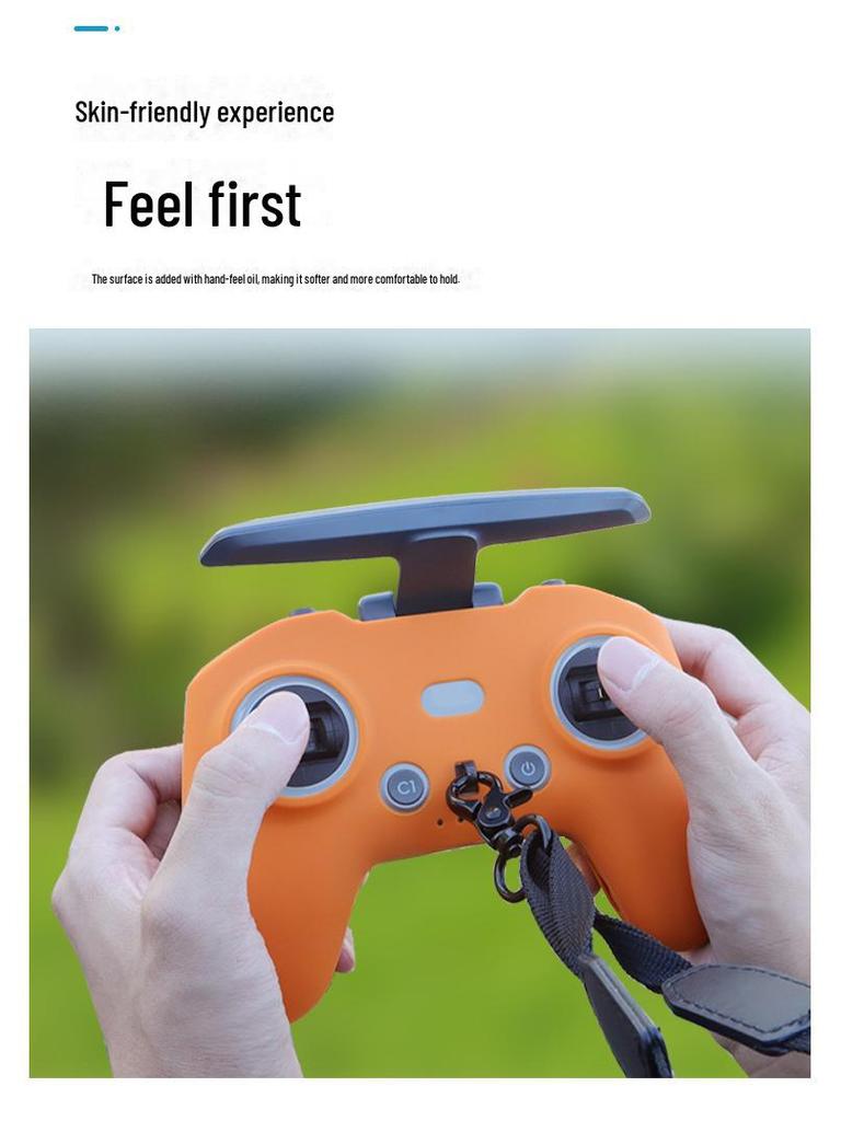 Силиконовый защитный чехол для пульта управления дрона DJI AVATA/FPV: Устойчив к падениям и царапинам