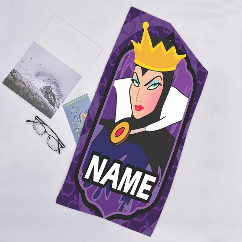 1pc Villain2 Beach Towel with Custom Name, Beach/Swimming/Bath/Picnic/Camping Towel, Suitable for Seaside Beaches