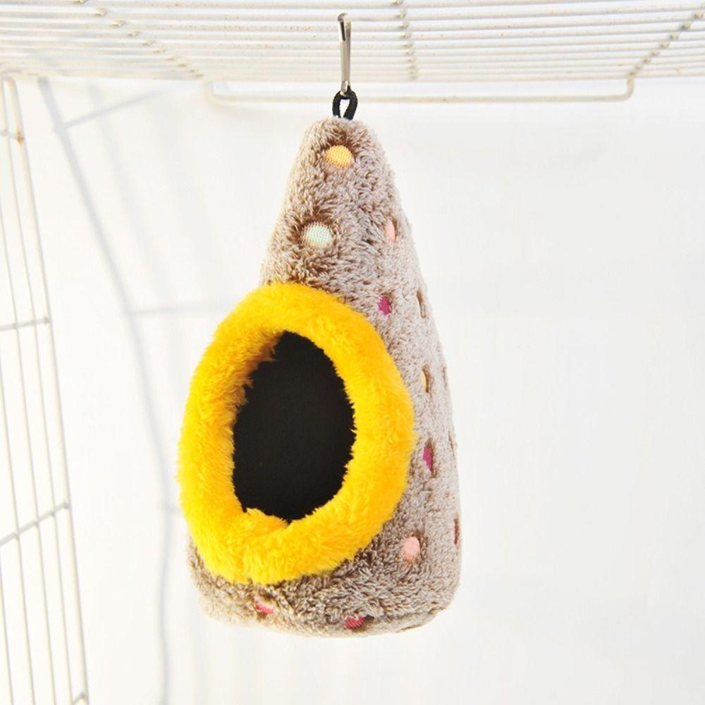 Warm Bird Hammock Thickened Hanging Bird Nest Cute Egg-Shaped Bird Nest For Bird Cage