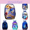 Детский рюкзак Sonic The Hedgehog 2 для школы, путешествий, красочный рисунок, дизайн унисекс