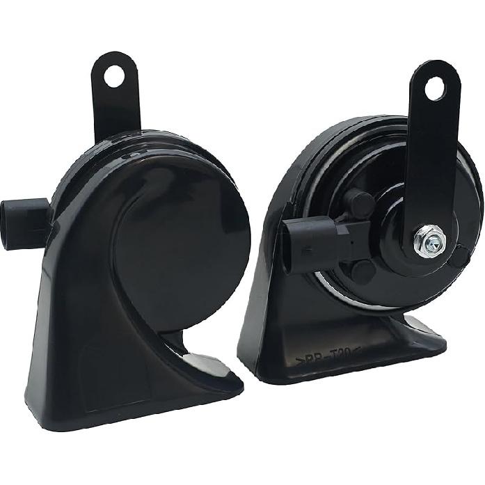 Car Horn Kit For Ford Chevrolet Tesla Jeep Ram GMC,12V Loud Waterproof Auto Horn, High Low Dual Tone 126Decibel, Replacement For Ford (1 Connector)