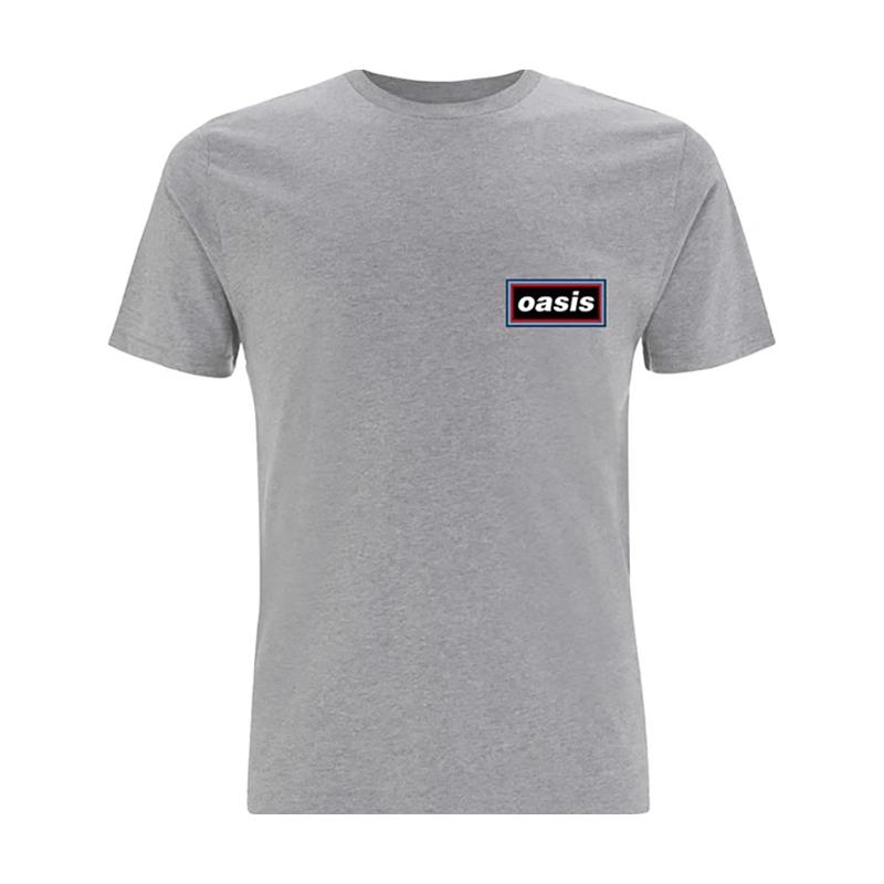 Летняя трендовая мужская футболка Oasis Vintage American Vintage из чистого хлопка, свободная мужская и женская футболка с коротким рукавом