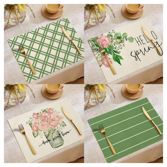 Настольный коврик для кофейной чашки, коврик для кофейной чашки, супер мягкий износостойкий коврик для чаши с изысканным узором, коврик для столовой посуды, декор для столовых приборов