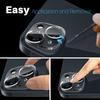 NORTHJO 2Pcs For iPhone 14/14 Plus Tempered Glass Camera Lens Protector Clear 3D Integrated Full Coverage