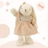 Hug Baby Lily Long-Eared Rabbit Plush Toy: Cute Pendant Doll In Baby Clothes for Children and Girls' Birthdays