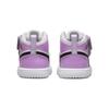 Детские кроссовки Air Jordan 1 Mid ALT TD Barely Grape Purple Black White AR6352-501