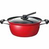 Wahei Freiz Spill-resistant Two-handed Pot 26cm Compatible with IH and Gas Smiling RB-1698