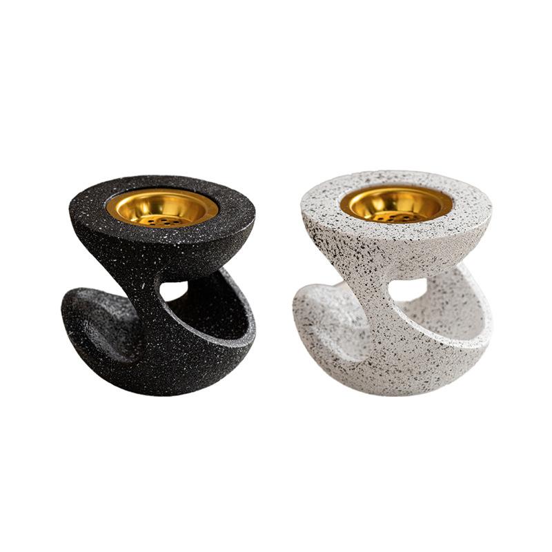 Creative Resin Hanging Pot Shaped Incense Burner, Handheld Aroma Diffuser, Home Decoration, Festival Incense Burner