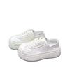 Big Head and Thick Sole Heightening Little White Shoes for Women 2025 Spring and Summer Foreign Trade New Lace-up Sports and Leisure Versatile Board S
