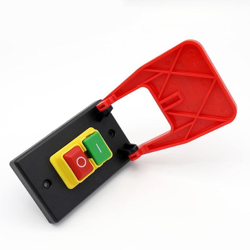 KJD17B-16 4-контактный настольные пилы, электромагнитные кнопочные переключатели, 16A AC250V, лопастной переключатель для настольных дрелей/шлифовальных станков/токарных станков