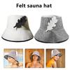 1 шт. Фетровая защита головы для ванны, термостойкая, универсальный размер, шапочка для душа в русском стиле, шапка для сауны, аксессуары для сауны-парилки