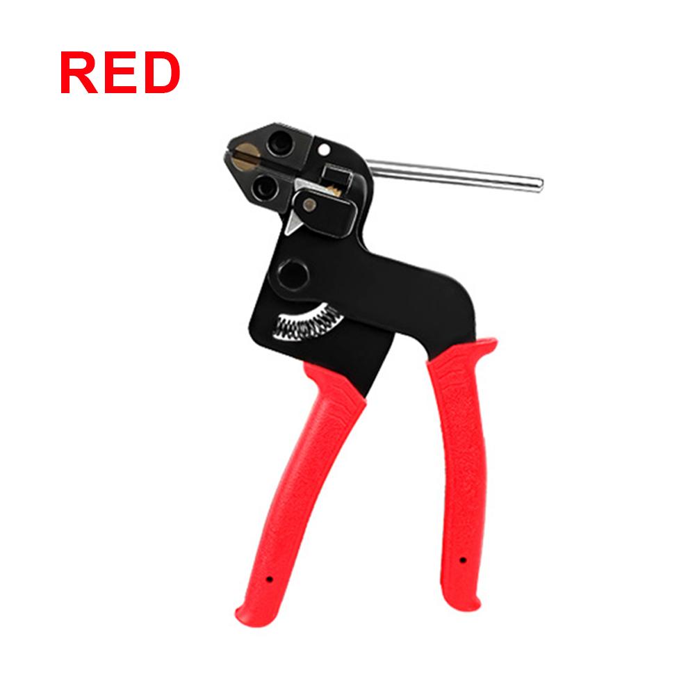 Автоматический инструмент для натяжения молний Стяжки для кабелей Плоскогубцы Пистолеты для стяжек Нержавеющая сталь Ручной крепежный ремень Режущий инструмент для обмотки Набор