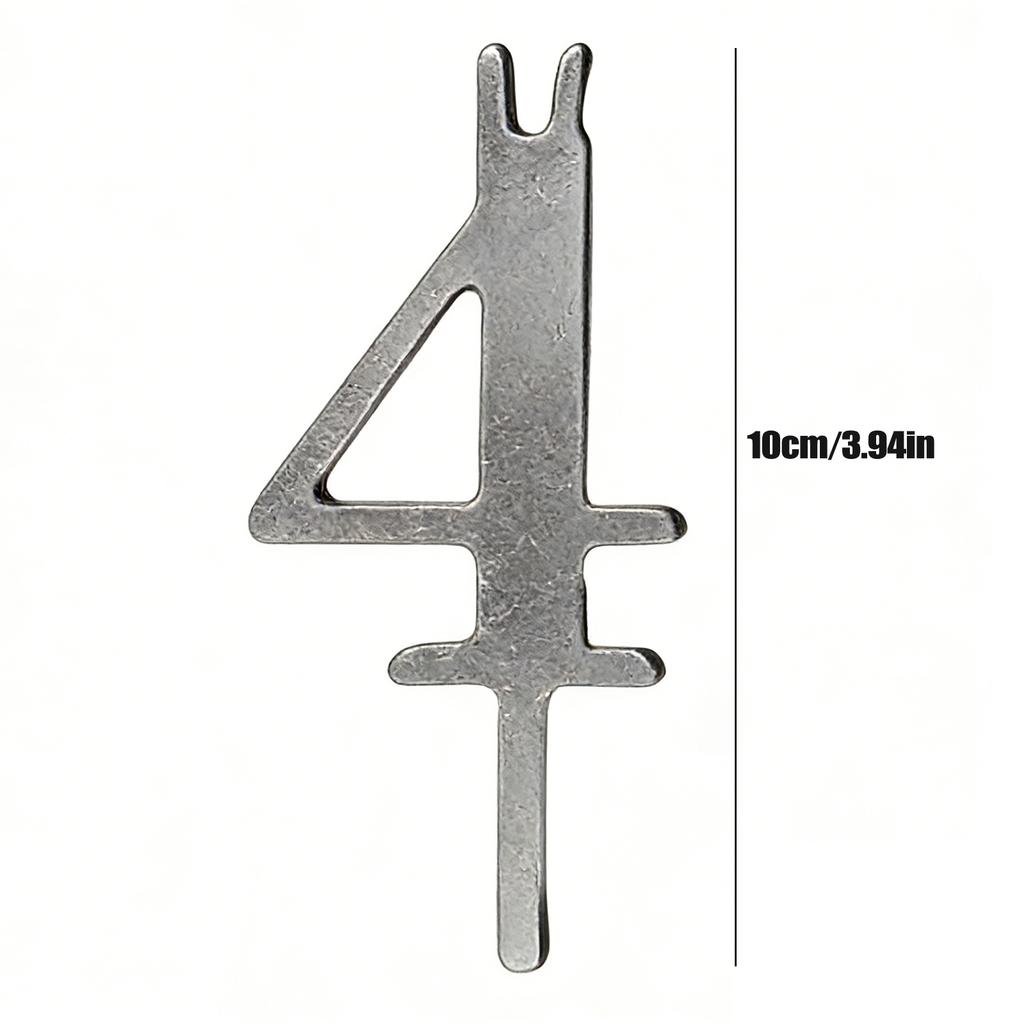 10 Pcs 0-9 Digital Birthday Cake Candle Holder Set Cakes Accessories Number Candle Holder Set for Anniversaries Celebrations