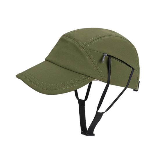 Sun Hat Adjustable Chin Straps Extended Brim Baseball Hat UV Blocking Windproof Outdoor Travel Riding Hat
