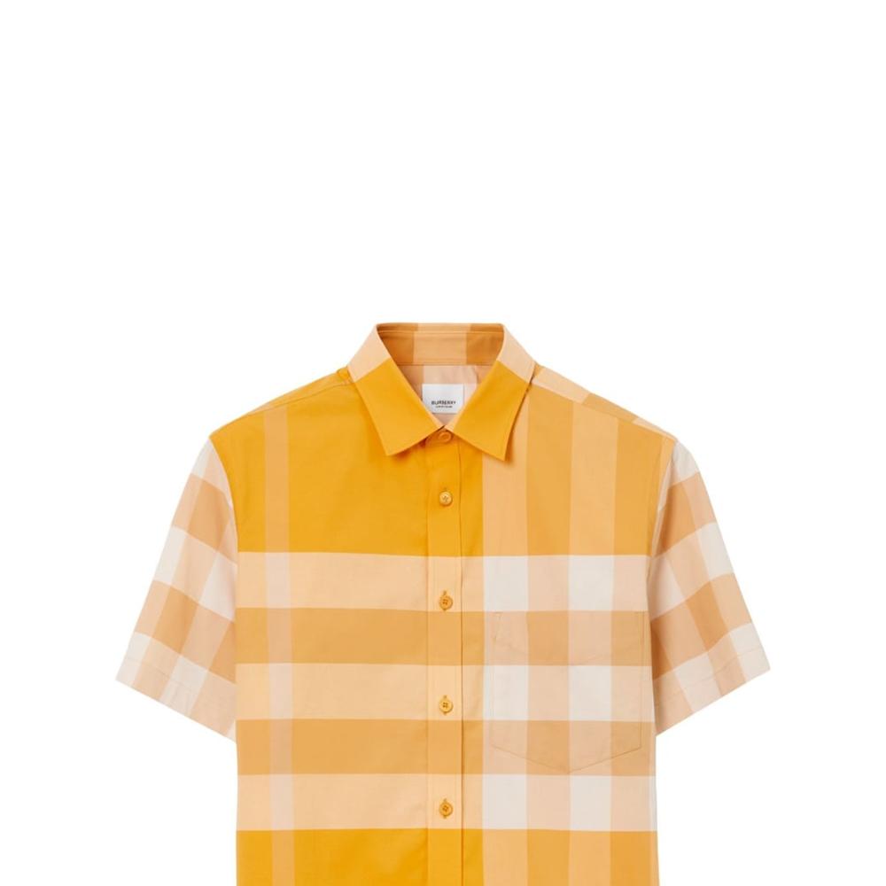 Burberry short-sleeve checked poplin shirt 80699931