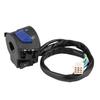 CB400sf Steering Wheel Switch-Qiilu Motorcycle 7/8" Left and Right Handlebar Mount Switch with Hornet Ignition Control, Set of 2