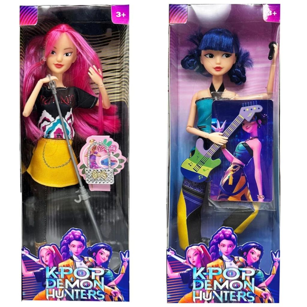 Игрушечная фигурка охотника на демонов K-pop 2028 года: Дерпи, Тайгер, Руми, Мира, Зои, Сасси, кукла-фигурка для фанатов, рождественский подарок.