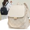 Retro Travel Bag Backpack Women's Bag PU Student Class Bag