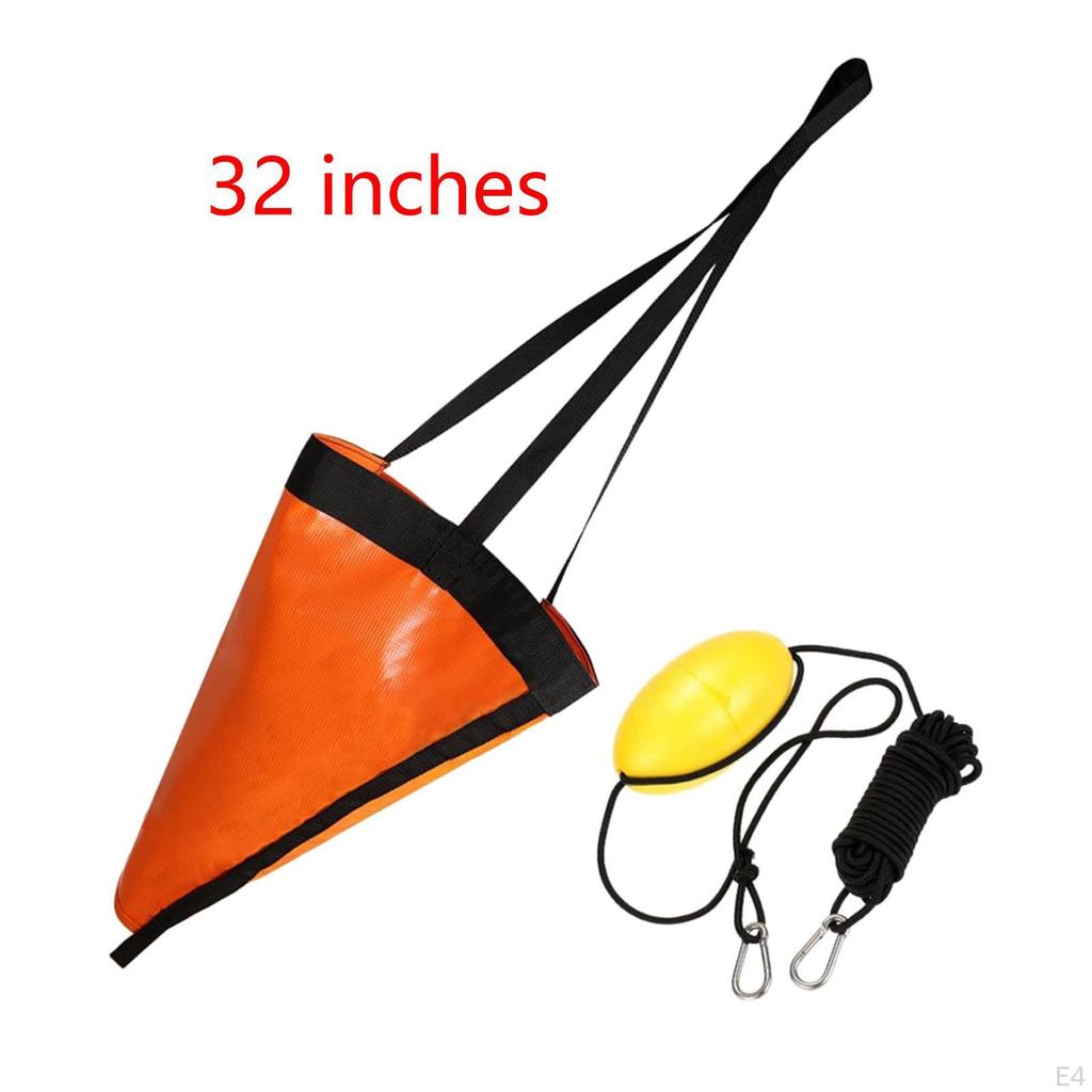 Комплект дрейфующего якоря для каноэ для рыбалки с 30-футовым буксировочным тросом и ПВХ-материалом