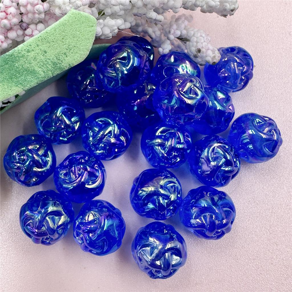 11.2mm Craft DIY DIY Beading Accessory Round Beads Jelly Colored Acrylic Charms Jewelry Making For Necklace Earrings Making Handmade Material Sugar