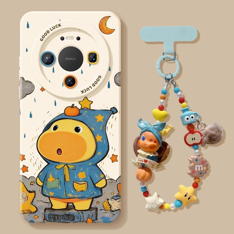 Lulu подходит для чехла для мобильного телефона Huawei mate11, новый 11promax силиконовый 11 мультяшный с ремешком 11 защитный чехол.