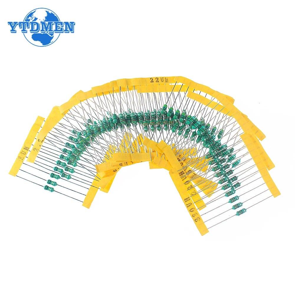 Inductors Ring 200pcs 12w Color 0410 Inductors 20 Values Assorted Kit 1uh 47mh 1uh 22uh 33uh 47uh 68uh 10uh 15uh 22uh