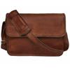 Винтажная натуральная коричневая сумка ручной работы из козьей кожи для мужчин и женщин, офисная сумка для ноутбука