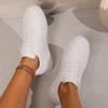 Women's Shoes 2024 Spring and Autumn New High Quality Solid Color Casual Round Toe Low Heel Lace Up Women's Vulcanized Shoes
