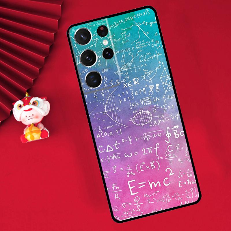 Physic Equations Math Case For Samsung Galaxy S26 S25 S24 Ultra S21 S20 S22 S23 Ultra S10 Plus S25 FE Cover Funda
