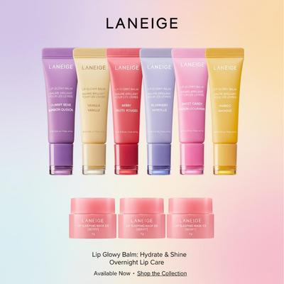 Бальзам для блеска губ (6 типов) 10г + Ночная маска для губ Berry 3г 1шт