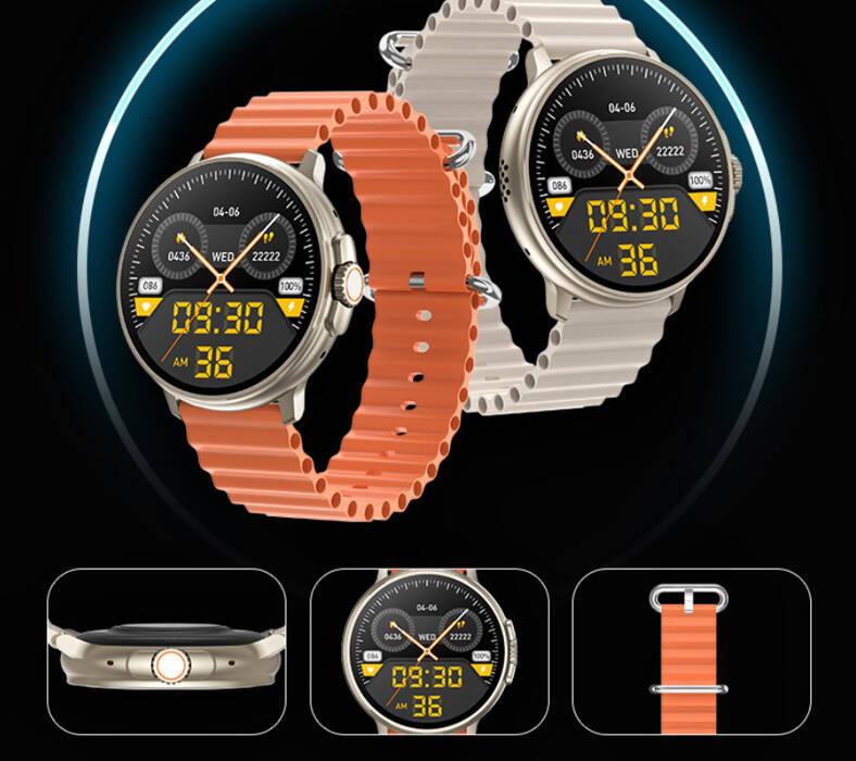 Smartwatch Unisex Rubicon Rncf15 - Bluetooth Call, Ładowanie Bezprzewodowe (Sr057B)
