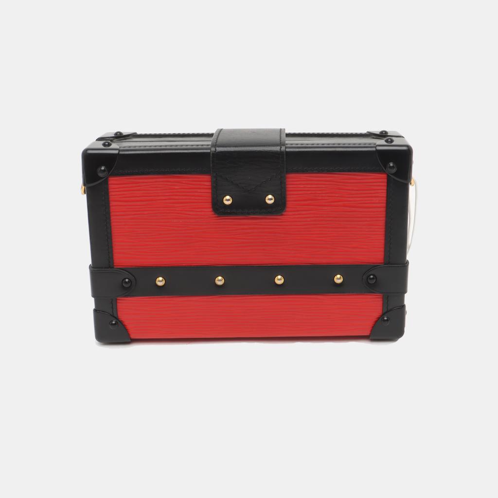[Pre-Owned] Petite Malle Logo Hard Case Epi Leather Shoulder Crossbody Bag - Good #172DJQL