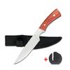 Stainless Steel Fishing Kitchen Knife Bone Meat Fishing Sushi Knife Fruit Vegetables Cutter with Knife Cover