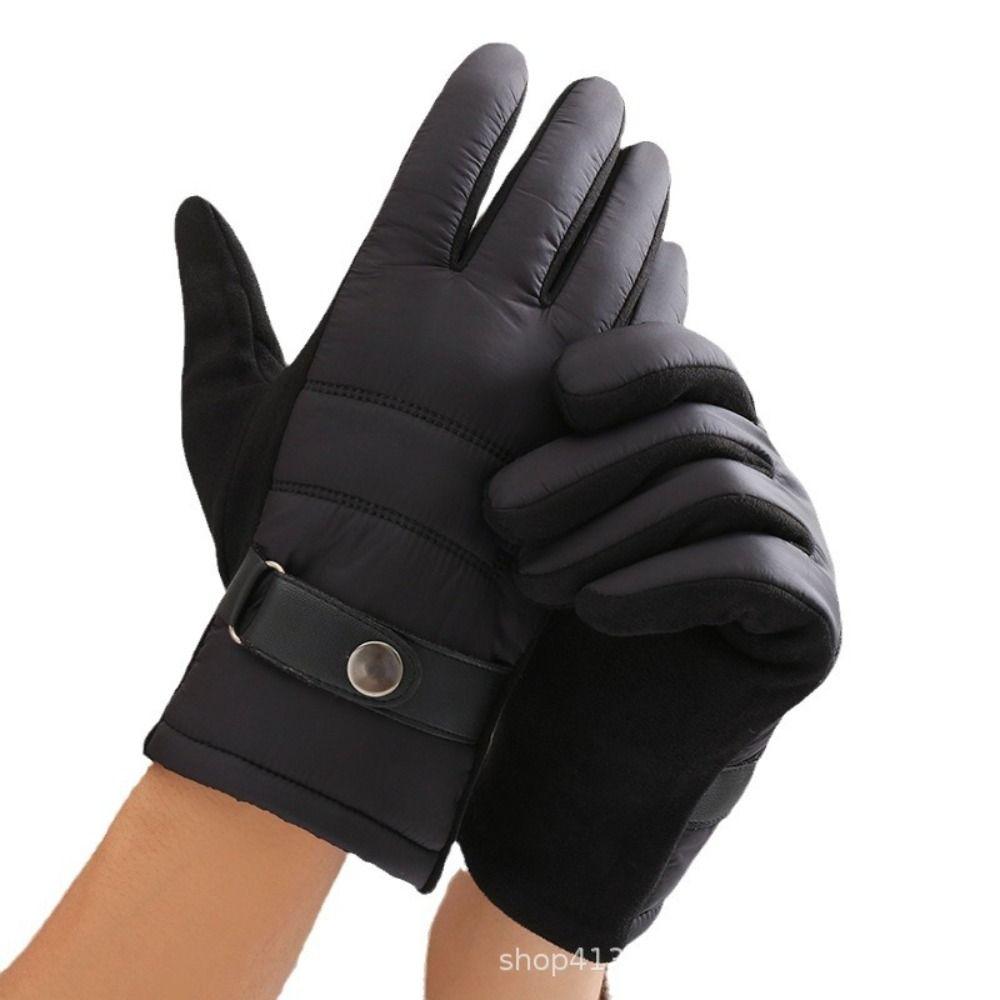 Мужские ветрозащитные перчатки сохраняют тепло мотоциклетные варежки с полным пальцем для катания на лыжах