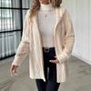 Womens Winter Coats Warm Plush Jackets Open Front Long Sleeve Cardigan Trendy  Fuzzy Outerwear