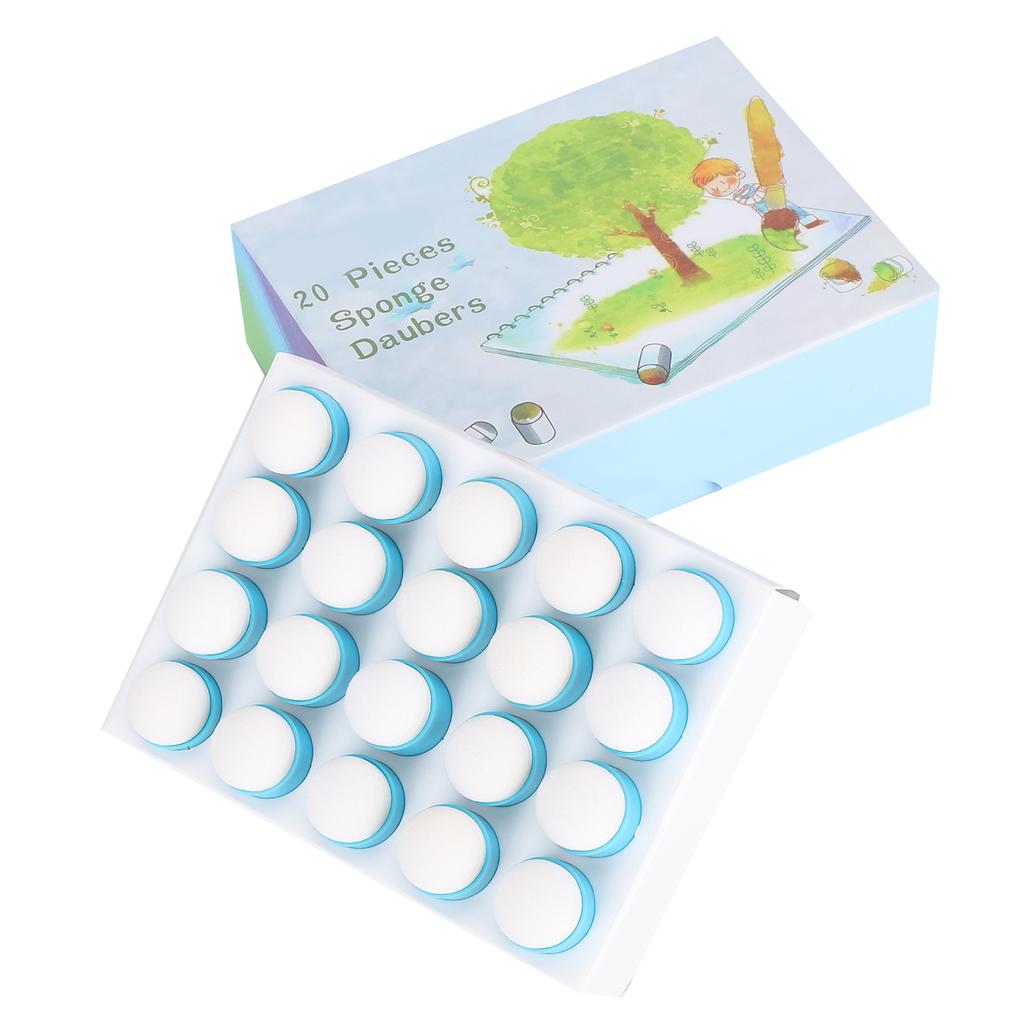 20 шт. Губка-мазки для рисования, граффити, размазывания, раскрашивания, пальчиковые кроватки, инструмент