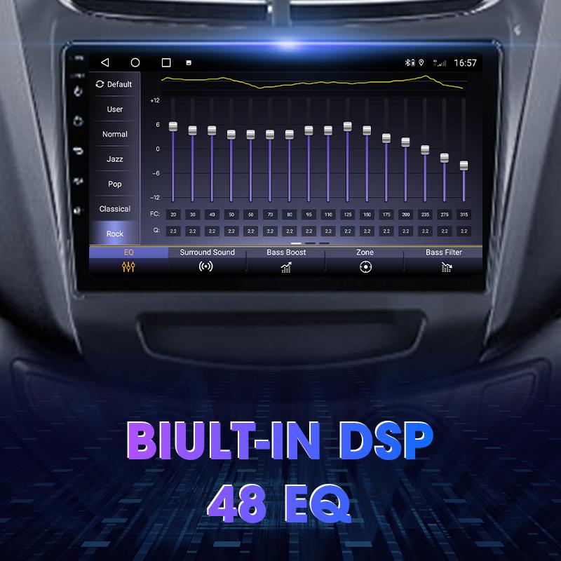 2 Din Android 12 автомобильное радио для Chevrolet Sail Aveo 2015 - 2019 мультимедийный видеоплеер GPS Carplay Авто Стерео RDS DVD головное устройство