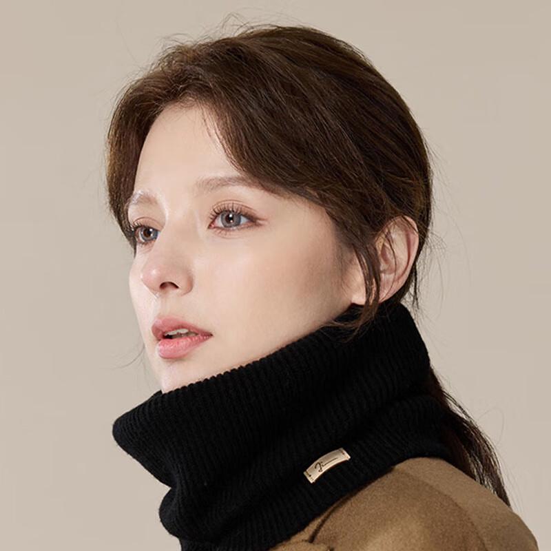 JIUMU Женский шерстяной вязаный шарф-манишка