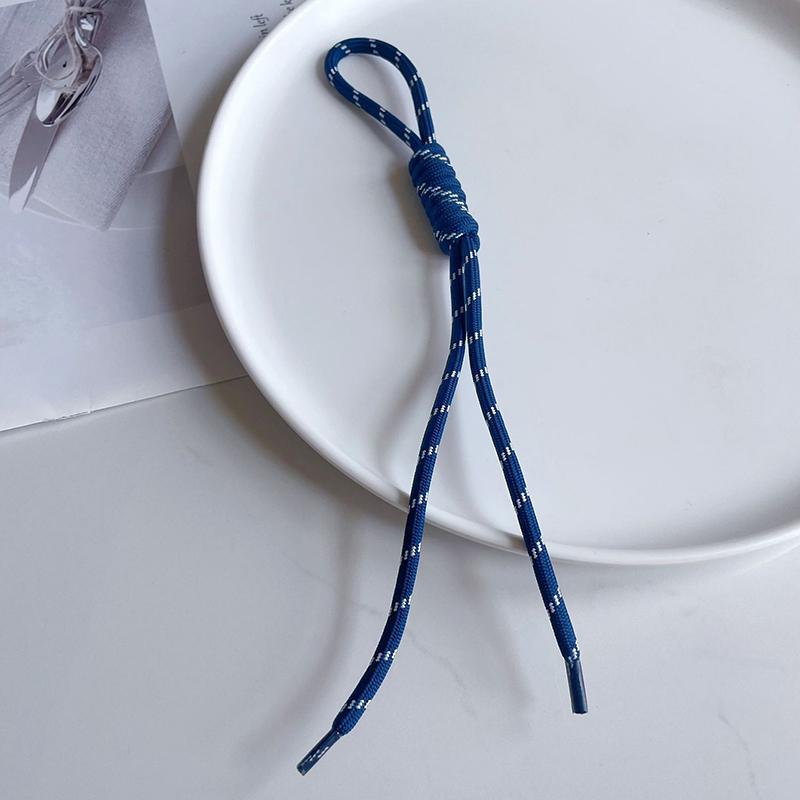 Креативный цветной плетеный шнурок для ключей с защитой от потери, нейлоновый веревочный брелок для автомобиля, рюкзака, подвески, аксессуары, подарок