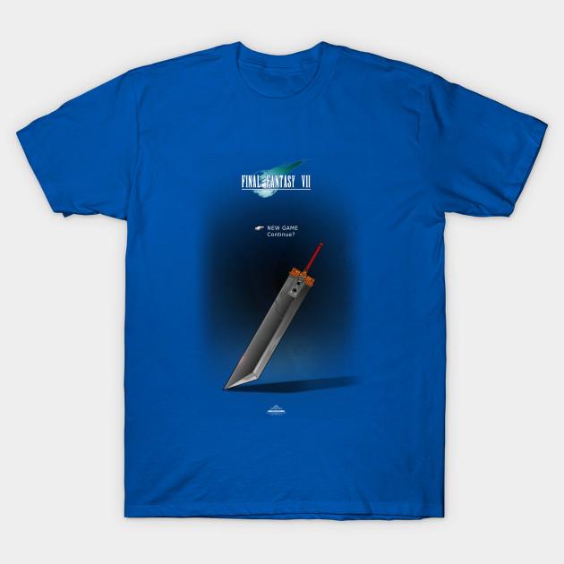 Unisex Fashion TShirt Final Fantasy 7 Continue Print TShirt Plus Size S-5XL T-Shirt 100%Cotton Tops O Neck Short Sleeve Tees