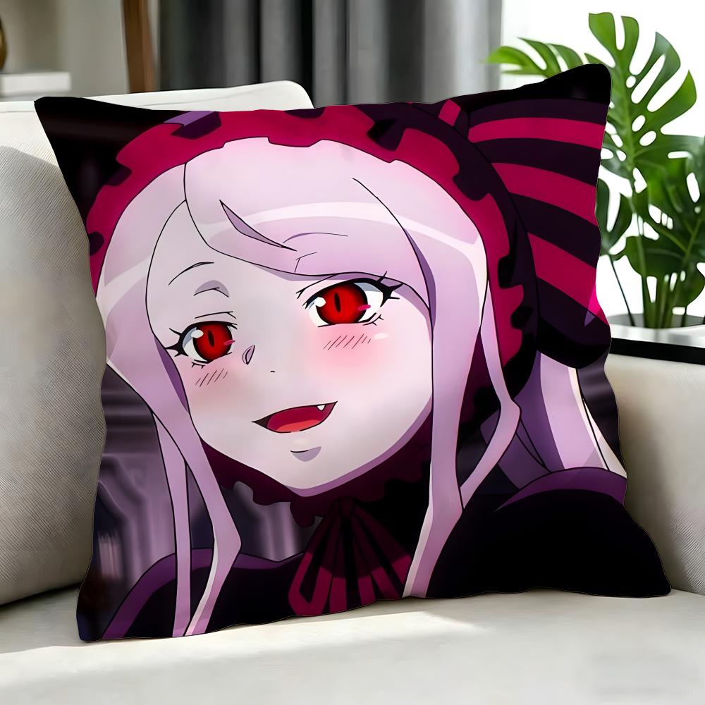 Anime Overlord Cushion Cover Cushion Cover Set 4Pcs 50X50 45X45 40X40 Pillowcase Decorative Sofa Home Decor