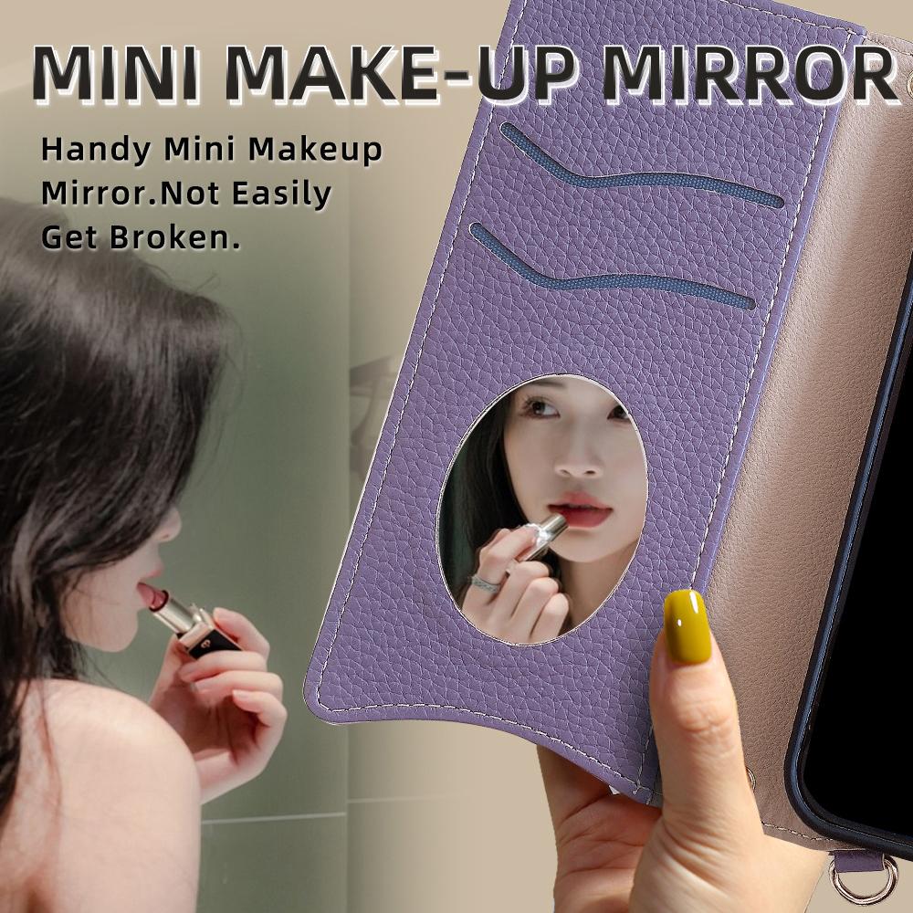 For Vivo X200s 5G Leather Case Wallet Stand Cover Irregular Tail Style with Chain Strap