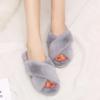 Winter Women House Slippers Fashion Warm Shoes Woman Slip On Flats Female Slides Black Pink Cozy Home  Furry Slippers