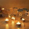 Metal Rotary Candle Holder Light Carousel Stand Tea RollingHome Christmas Home Decore Candles