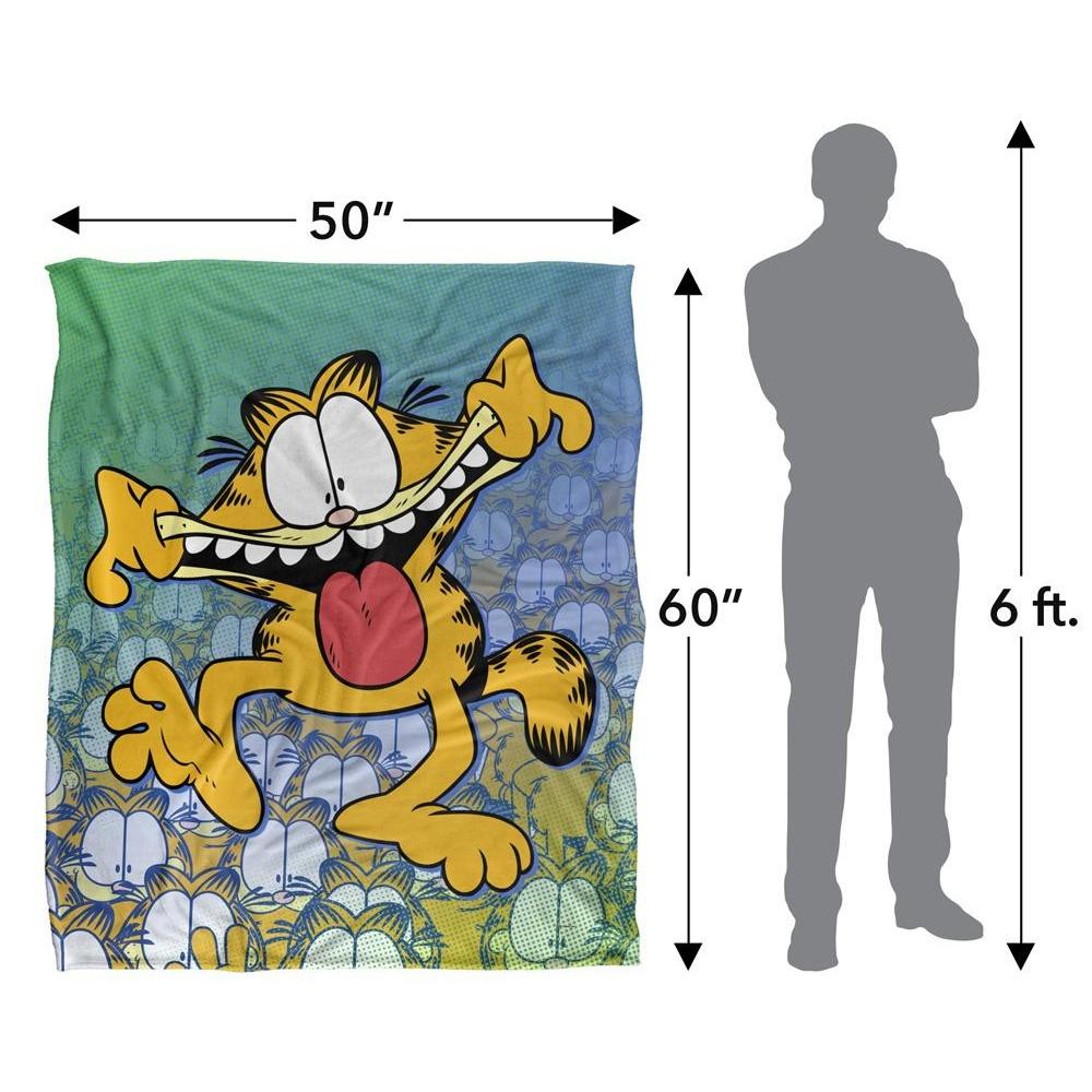 Garfield Silky Face Supersoft Blanket