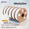 JAYO 3D-филамент PLA/PLA META/PETG/SILK PLA+/Дерево/PLA Мраморный/ APLA 1,75 мм 5 рулонов 1,1 кг/0,5 кг Филамент для 3D-принтера