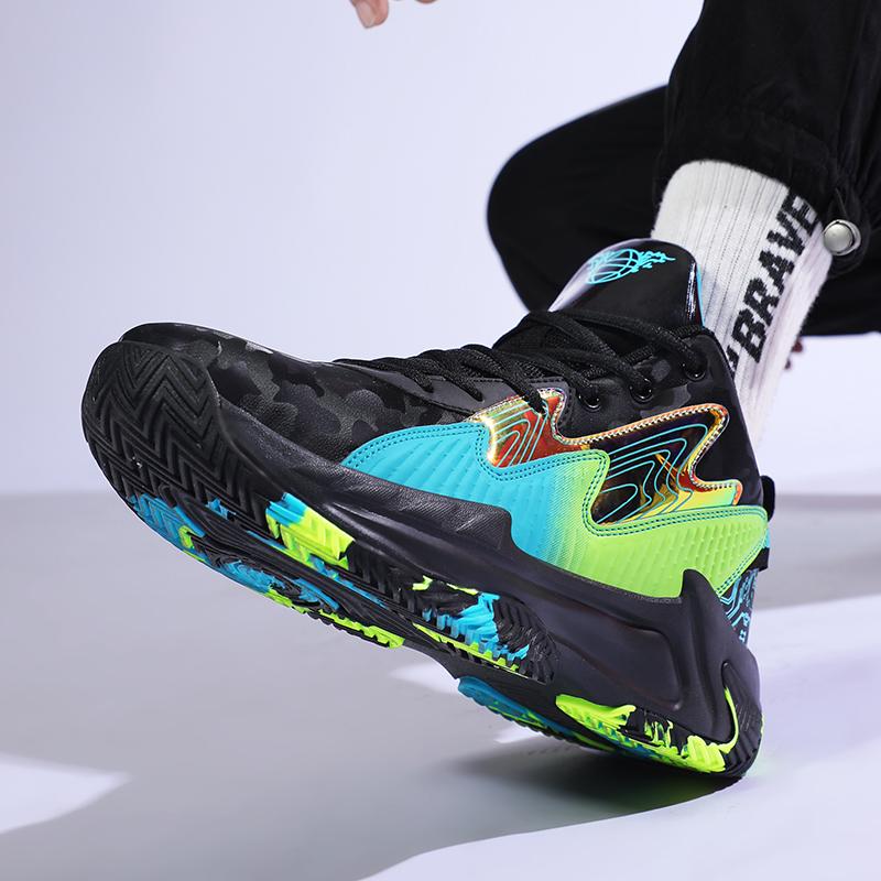 Модные мужские баскетбольные кроссовки с амортизацией, персонализированный дизайн, кроссовки для тренировок спортсменов, легкая спортивная обувь, повседневные удобные кроссовки 36-46