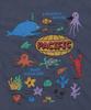 BIGWAVE COLLECTIVE Enjoy Ocean Life Pigment Short Sleeve T-Shirt (Navy)