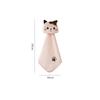 Cute Cat Kitchen Cleaning Towel Coral Velvet Hand Towel Bathroom Hanging Absorbent Dishcloth Soft Cleaning Cloth Rag Quick Dry